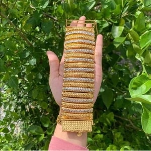 Gelang Rantai Tangan Pulut Dakap Emas Indonesia Cop 916