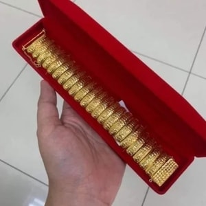 Gelang Rantai Tangan Pulut Dakap Emas Indonesia Cop 916