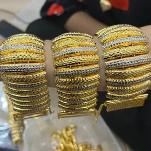 Gelang Rantai Tangan Pulut Dakap Emas Indonesia Cop 916