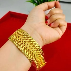 Gelang Rantai Tangan Lipan Kembar Emas Indonesia Cop 916