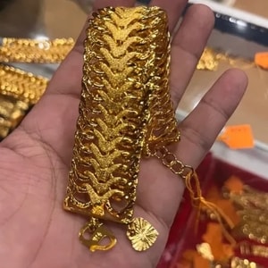 Gelang Rantai Tangan Lipan Kembar Emas Indonesia Cop 916