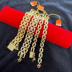 Gelang Rantai Tangan Rolex Emas Indonesia Cop 916