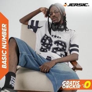 JERSIC - Jersey Basic Abu Number Series 92 Oversize Streetwear Dry Fit Unisex
