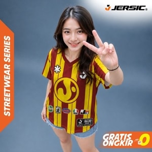 JERSIC - Jersey Skater Kuning Bloodline Yellow Stripe Oversize Streetwear Dry Fit Unisex