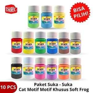 #CatSoftFrogPremium #BiotexMotifSoftFrog #CatMotifSoftFrog #CatLureSoftFrog #Biotex10Warna #CustomLurePainting #CatKhususSoftFrog #PewarnaSoftFrog #CatLureFishing #BiotexPewarnaLure
