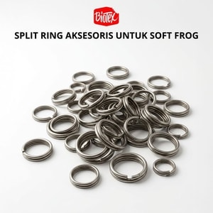 #SplitRingPancing #AksesorisSoftFrog #PerlengkapanMancing #KomponenSoftFrog