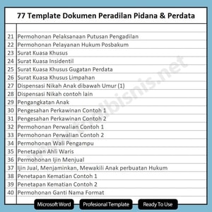 surat kuasa tergugat perdata