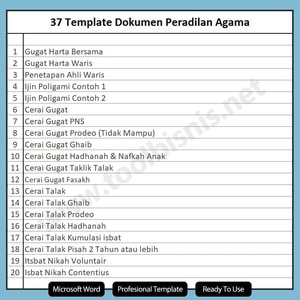 surat gugatan peradilan agama