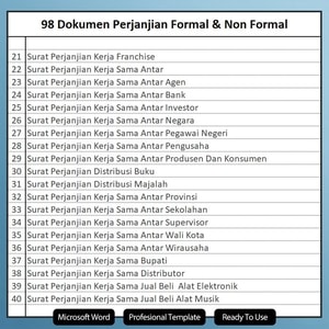surat perjanjian kerja sama