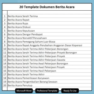 berita acara serah terima barang