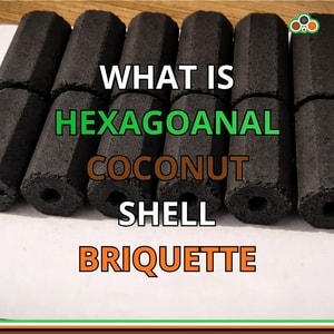 what is hexagonal coconut shell briquette