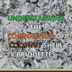 Understanding the composition of coconut shell briquettes