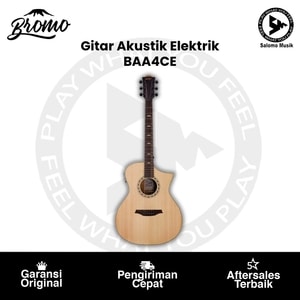 Gitar Akustik Elektrik Bromo BAA4CE Cutaway