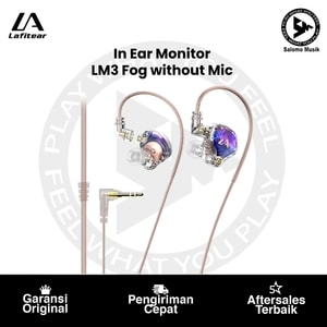 In Ear Monitor Lafitear LM3 Fog without Mic
