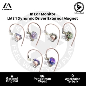 In Ear Monitor Lafitear LM3 1 Dynamic Driver External Magnet Varian Warna