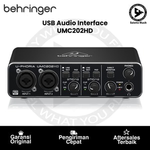 USB Audio Interface Behringer UMC202HD
