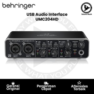 USB Audio Interface Behringer UMC204HD