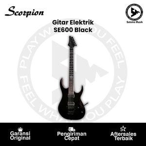 Gitar Elektrik Scorpion SE600 Black