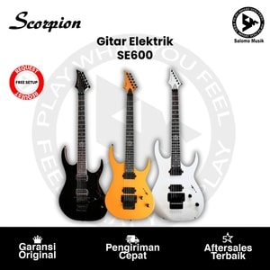 Gitar Elektrik Scorpion SE600 Varian Warna Original + Free Kabel Jack