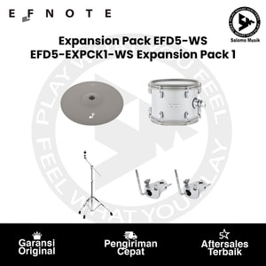 Drum Kit Elektrik Set EFNOTE 5 Standard White Sparkle with Expansion Pack 1