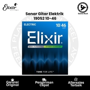 Senar Gitar Elektrik Elixir 19052 Optiweb Light 10-46