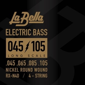 Senar Bass Elektrik La Bella RX-N4D Rx Series Nickel Plated 45-105
