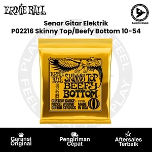 Senar Gitar Elektrik Ernie Ball P02216 Skinny Top/Beefy Bottom Slinky Nickel Wound 10-54