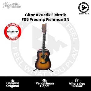 Gitar Akustik Elektrik Segovia F05 Preamp Fishman SN Original