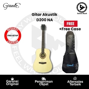 Gitar Akustik Grande D200 NA  + Free Bag