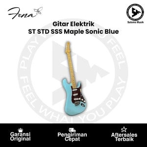 Gitar Elektrik Fena ST STD SSS Maple Sonic Blue