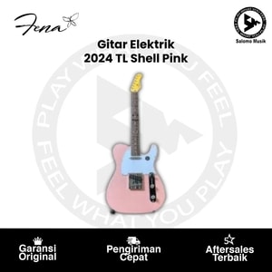 Gitar Elektrik Fena 2024 Tele Style Shell Pink