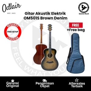 Gitar Akustik Elektrik Odlair OM501S BBS