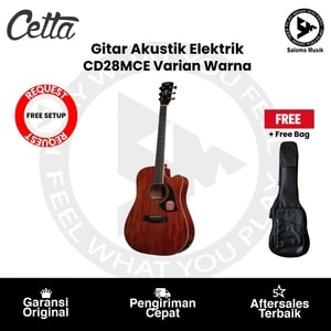 Gitar Akustik Elektrik Cetta CD28MCE Varian Warna