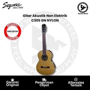 Gitar Akustik Non Elektrik Segovia C30S GN Nylon