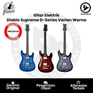 Gitar Elektrik Framus Diablo Supreme D-Series Varian Warna