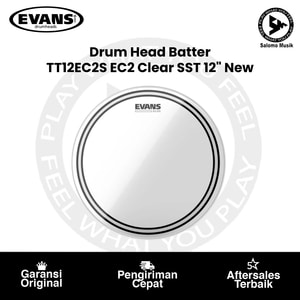 Drumhead Batter EVANS TT12EC2S EC2 Clear SST 12 Inch