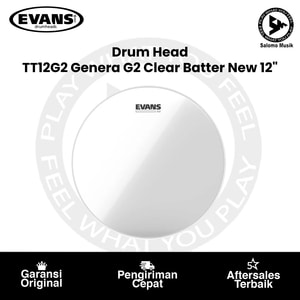Drumhead EVANS TT12G2 Genera G2 Clear Batter New 12 Inch