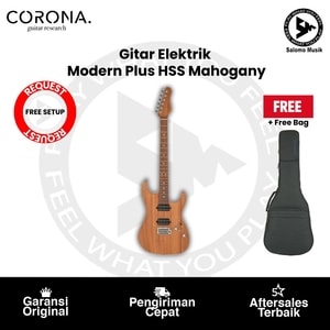 Gitar Elektrik Corona Modern Plus HSS Mahogany Original