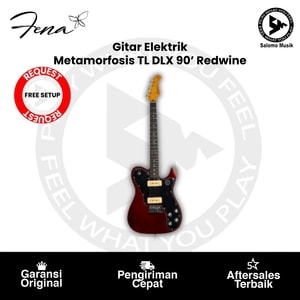 Gitar Elektrik Fena Metamorfosis TL DLX 90's™ Redwine with Maple fingerboard Original