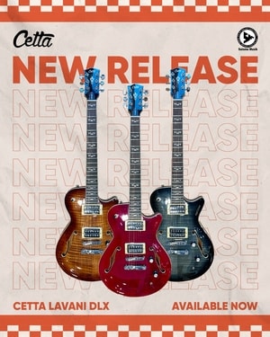 (NEW RELEASE) Gitar Elektrik Cetta Lavani DLX HSS Varian Warna Original