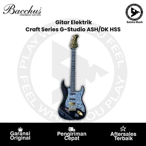 Gitar Elektrik Bacchus Craft Series Made in Japan G-Studio ASH DK HSS Strat Style Original