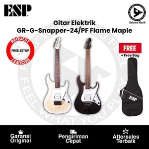 Gitar Elektrik ESP Grass Roots GR-G-Snapper-24/PF Flame Maple Varian Warna