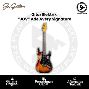Gitar Elektrik Js Guitars "JOV" Ade Avery Sunburst