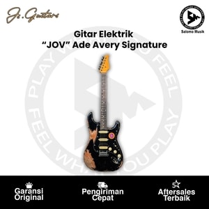 Gitar Elektrik Js Guitars "JOV" Ade Avery Black