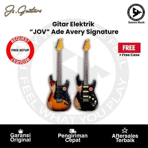 Gitar Elektrik Js Guitars "JOV" Ade Avery Original + Free Case
