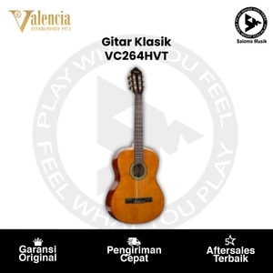 Gitar Klasik Valencia VC264HVT 4/4 Hybrid Neck