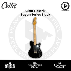 Gitar Elektrik Cetta Sayan Series Black