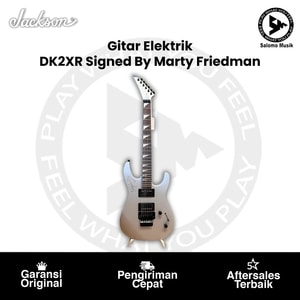(EXCLUSIVE) Gitar Elektrik Jackson FSR X Series Dinky DK2XR HH Signed By Marty Friedman Original