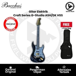 Gitar Elektrik Bacchus Craft Series Made in Japan G-Studio ASH DK HSS Strat Style Original