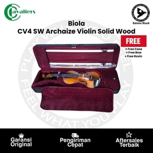 Biola Cavaliers CV4 SW Archaize Violin Solid Wood Body Varian Ukuran Original + Free Casse, Bow, & Rosin